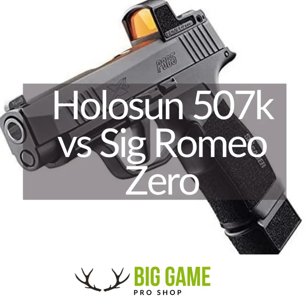 Holosun 507k vs Sig Romeo Zero